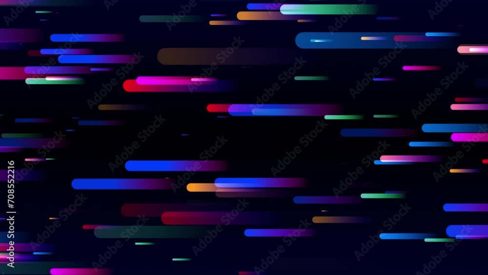 Poster abstract colorful background with bright neon rays and glowing lines. pink red blue looping backgrou