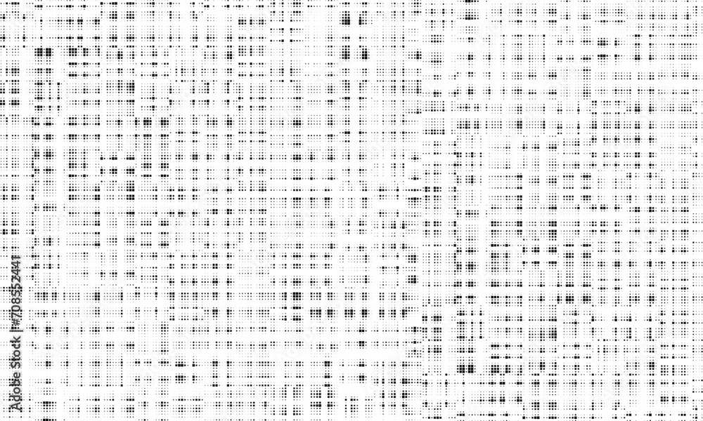 Poster Repeating faded dotted halftone. Seamless pattern. Fading background. Simple small geometric pattern. Repeat faded texture. Repeated random abstract fades dot