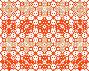 Seamless design of Indonesian batik pattern named  Kawung.