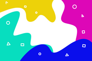 colorful abstract background with shapes and lines