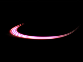 Abstract pink light circle effect