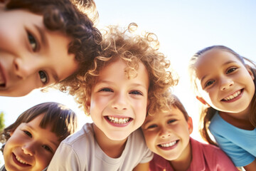 portrait of a happy family