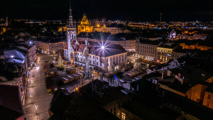 Olomouc, Czech Republic, night view of the city