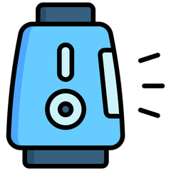 Air Freshener lineal multi color icon, relate to housekeeping. use for UI or UX kit, web and app development.