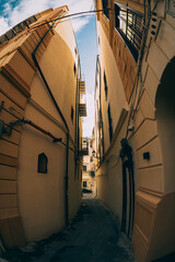 One of several passages in the streets of Palermo - 708575039
