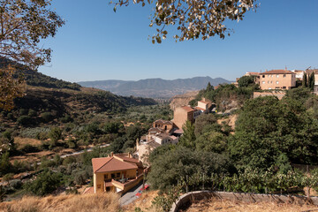 The village of Niguelas, Granada, Spain