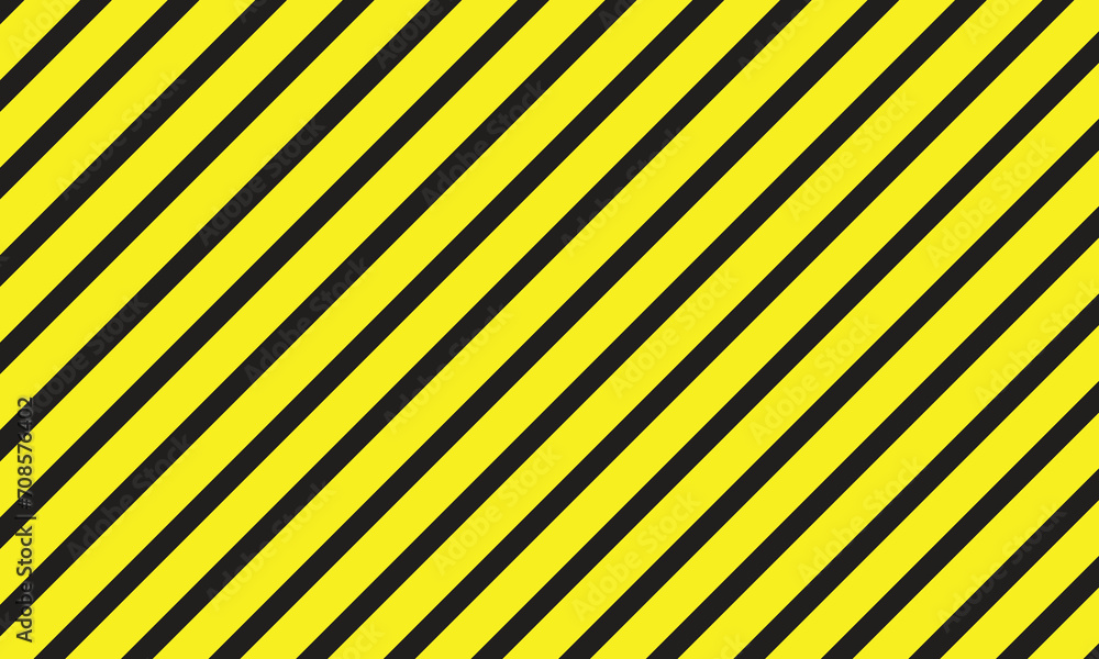 Poster abstract geometric diagonal yellow line pattern on black.