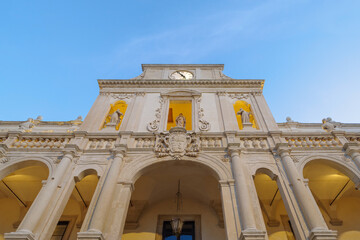 Detail of Facade in the Baroque style, Lecce, Italy