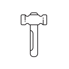 Building Tools line Icon