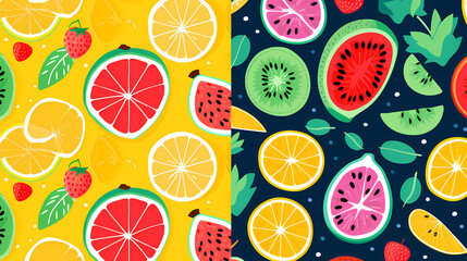 Summery fruit pattern