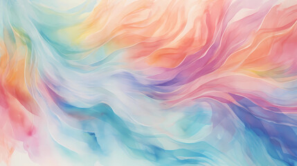 Watercolor Symphony: Soft and Blended Abstract Pattern