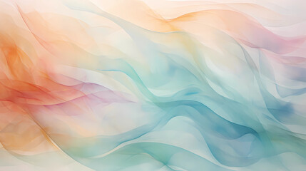 Obraz premium Watercolor Symphony: Soft and Blended Abstract Pattern