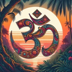 OM Hinduism Sacred Symbol
