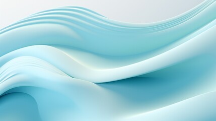 The top view of 3D-rendered waves in a serene ocean setting evokes a sense of calm and tranquility
