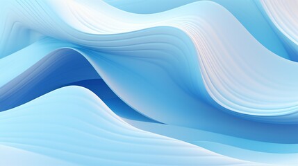 Fototapeta premium The top view of a digital pool reveals calming 3D waves, creating a virtual oasis of tranquility