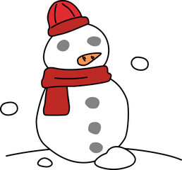 Hand drawn weather illustration on transparent background.
