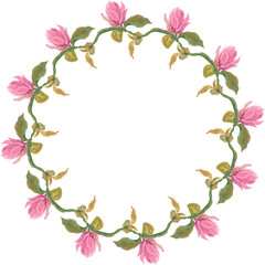 Flora wreath for decoration.