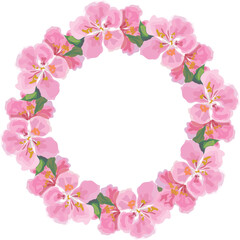 Flora wreath for decoration.