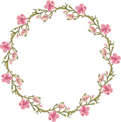 Fototapeta na wymiar Flora wreath for decoration.