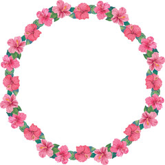 Flora wreath for decoration.