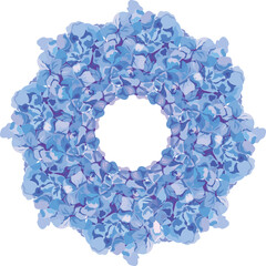 Flora wreath for decoration.