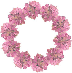 Flora wreath for decoration.