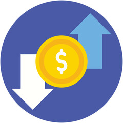 Dollar Valuation Vector Icon