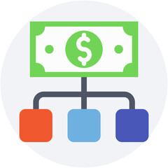 Financial Hierarchy Vector Icon