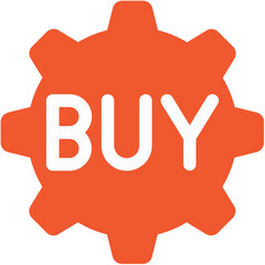 Fototapeta premium Buy Sticker Vector Icon