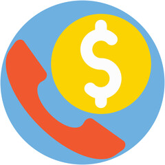 Phone Banking Vector Icon
