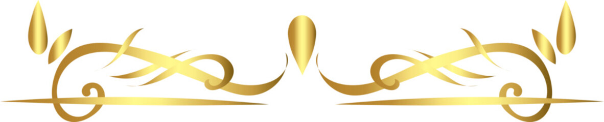 Dividers frames for decoration, Transparent background.