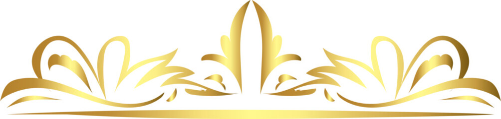 Decorative calligraphic elements for decoration.