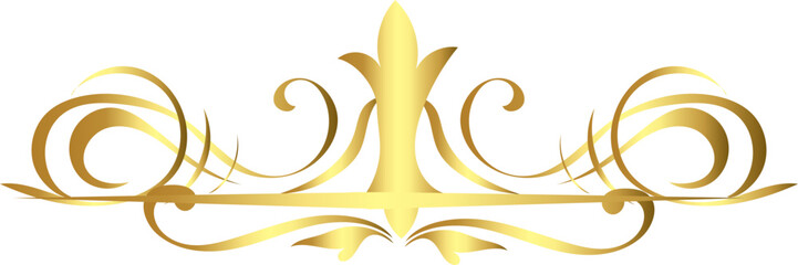 Decorative calligraphic elements for decoration.