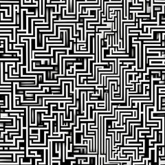 maze pattern illustration background