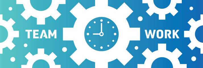 industrial wheels and teamwork concept