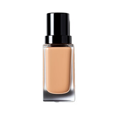 A Bottle of Foundation Makeup.. Isolated on a Transparent Background. Cutout PNG.