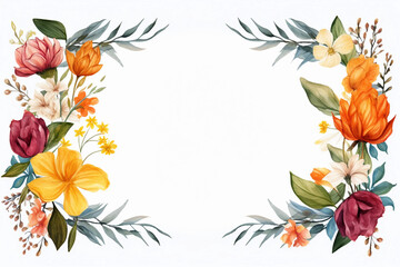 Fototapeta na wymiar Watercolor floral background, pattern, texture. For design, pastel colors