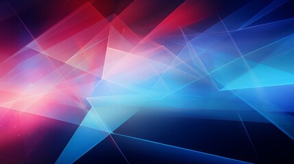 Blue and red abstract background with lines