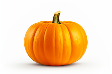 Pumpkin isolated on white background created with Generative Ai