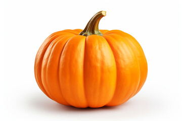 Pumpkin isolated on white background created with Generative Ai