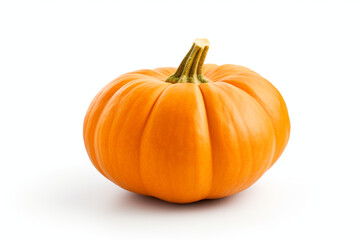 Pumpkin isolated on white background created with Generative Ai