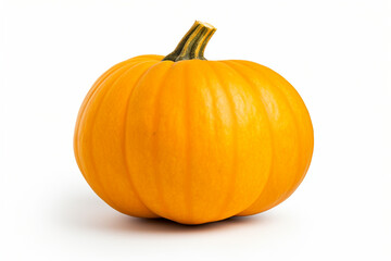 Obraz premium Pumpkin isolated on white background created with Generative Ai