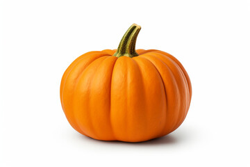 Pumpkin isolated on white background created with Generative Ai