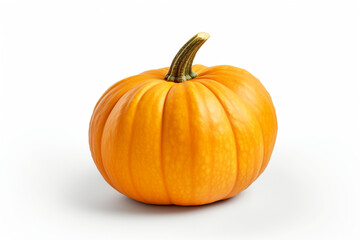 Pumpkin isolated on white background created with Generative Ai