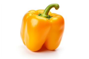 Bell Pepper isolated on white background created with Generative Ai