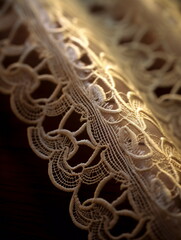 Obraz premium beautiful lace fabric ornament