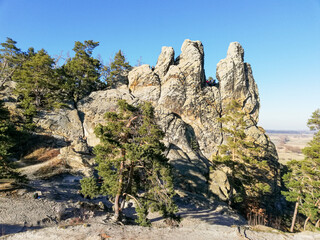 Hamburger Wappen, Devil's Wall (Teufelsmauer) in the Harz Mountains, Germany