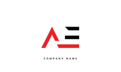AE, EA, A, E Abstract Letters Logo Monogram