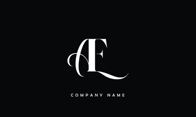 AE, EA, A, E Abstract Letters Logo Monogram