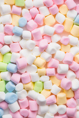 Fototapeta na wymiar background of colorful tasty marshmallows